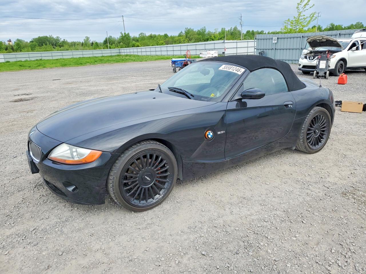 2003 BMW Z4 3.0i, VIN 4USBT53433LT22916 — Partial repair