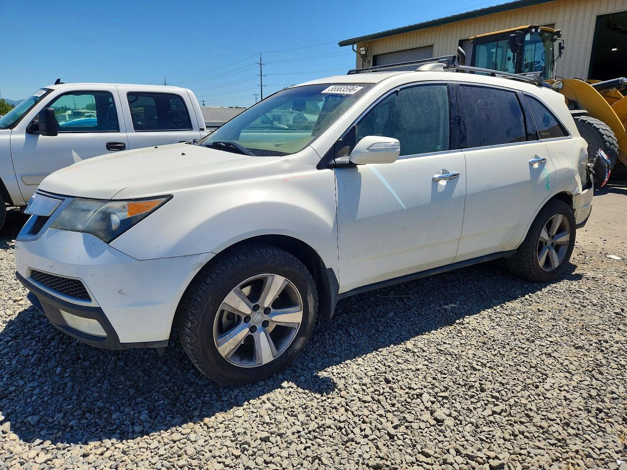 2012 Acura MDX, VIN 2HNYD2H28CH537489 — Rear end