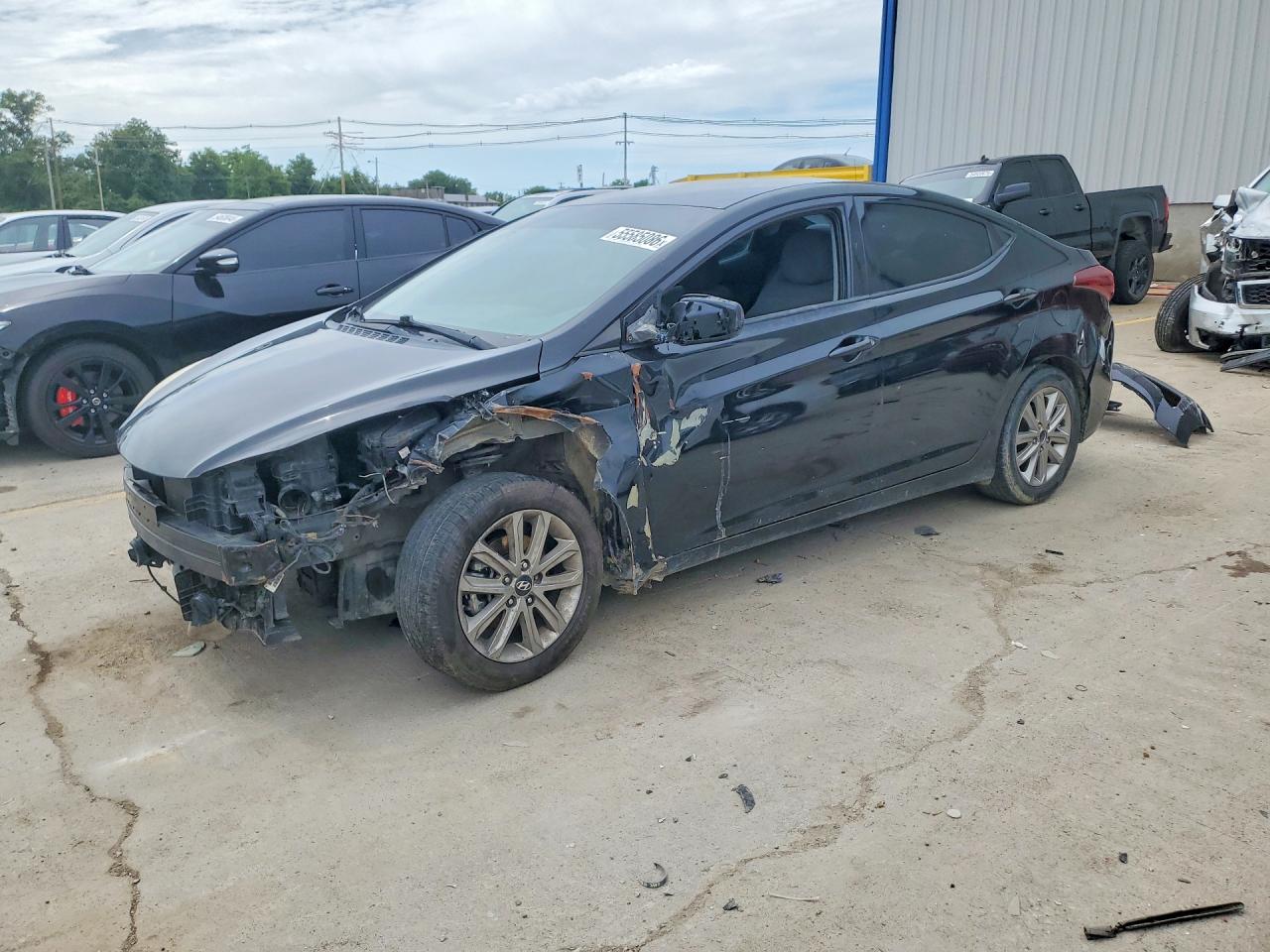 2015 Hyundai Elantra SE, VIN 5NPDH4AE5FH636548 — Front end