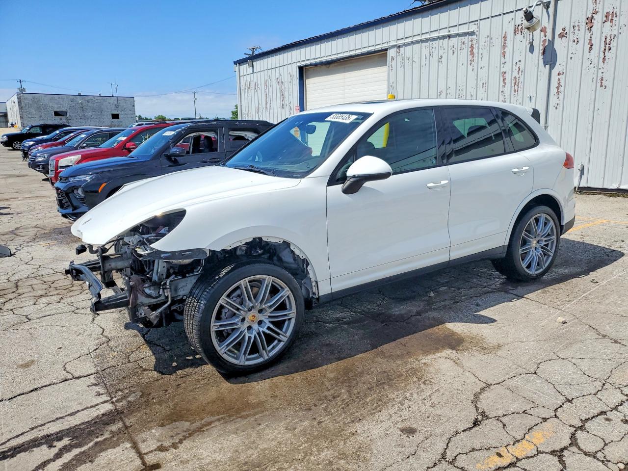 2018 Porsche Cayenne, VIN WP1AA2A20JKA01571 — Front end