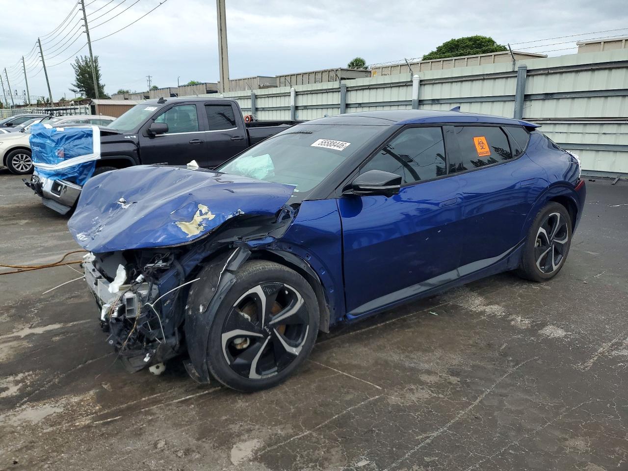 2022 Kia EV6 GT-Line, VIN KNDC4DLC2N5056336 — Front end