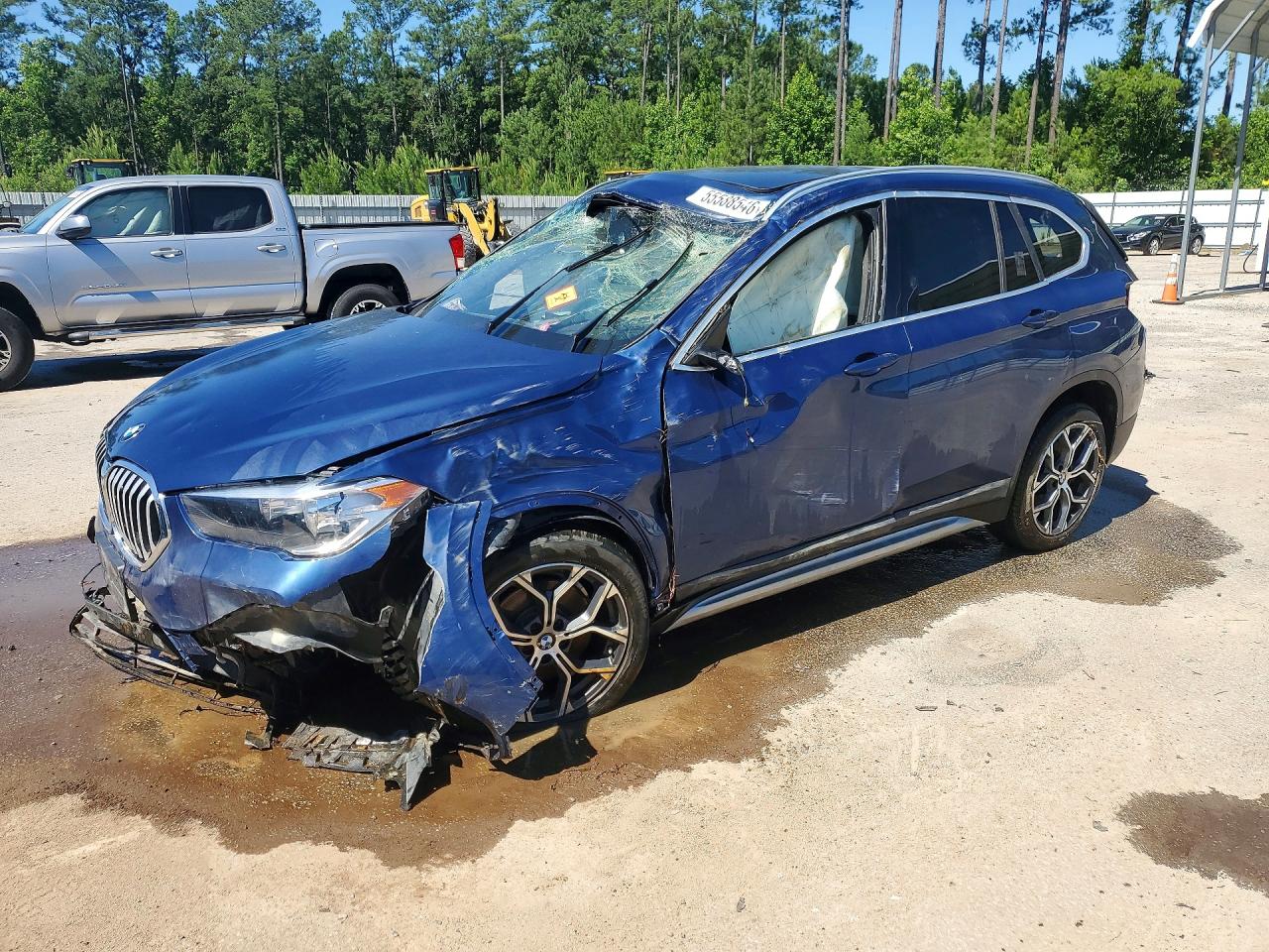 2021 BMW X1 xDrive28i, VIN WBXJG9C05M5S54931 — Rollover