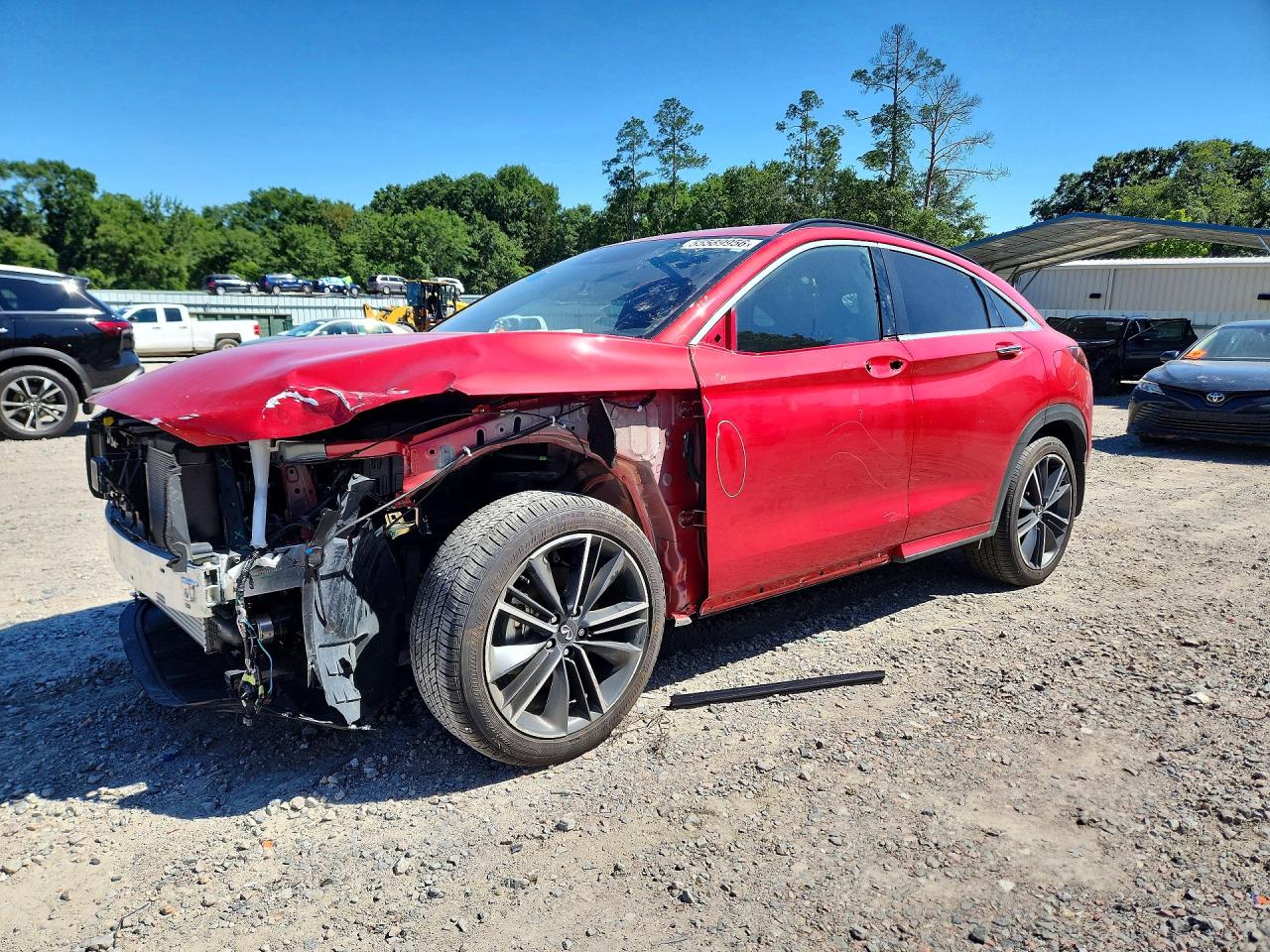 2025 Infiniti QX55 Sensory, VIN 3PCAJ5LR9SF100711 — Front end