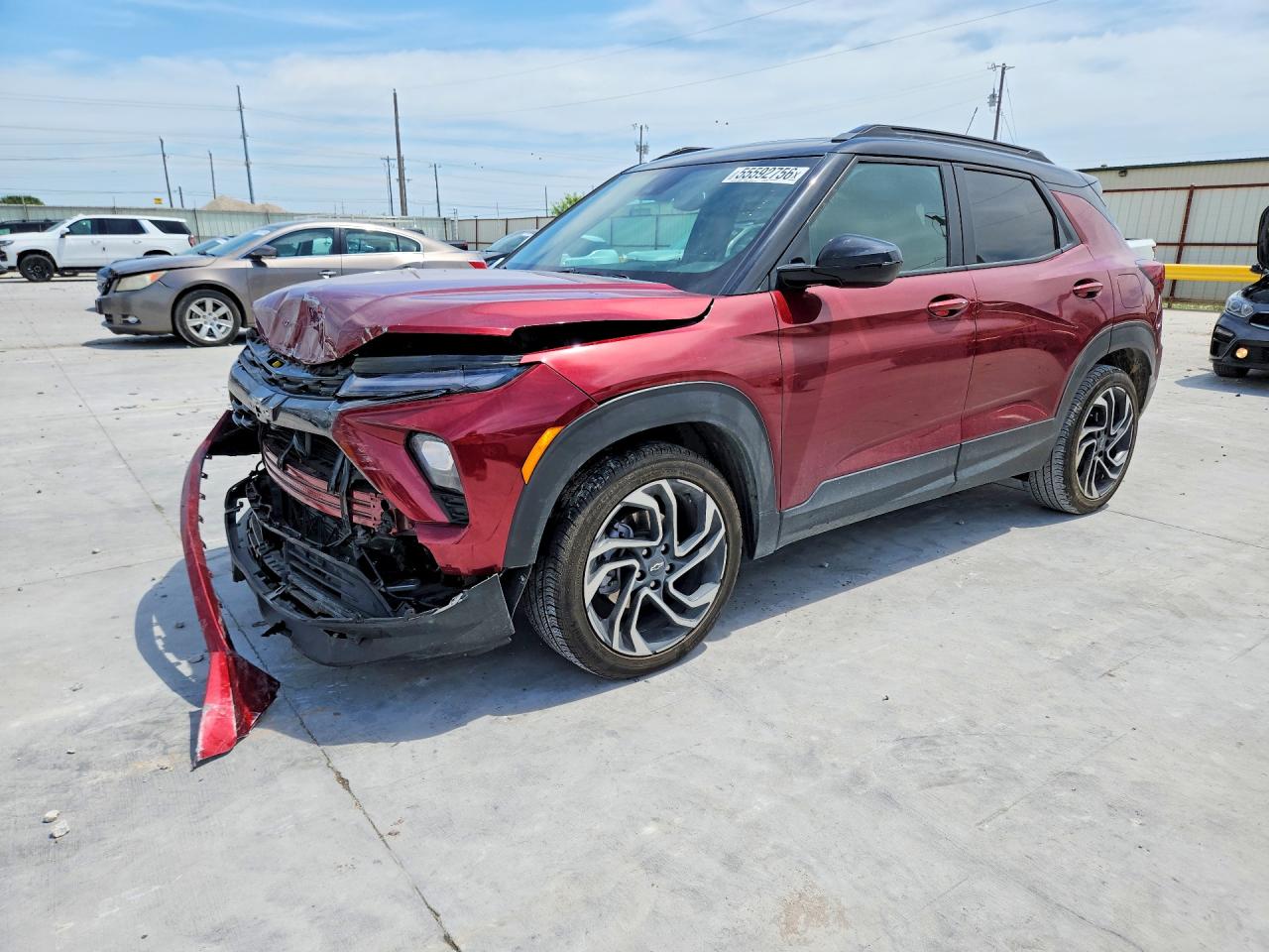 2024 Chevrolet TrailBlazer RS, VIN KL79MTSL4RB200379 — Перед