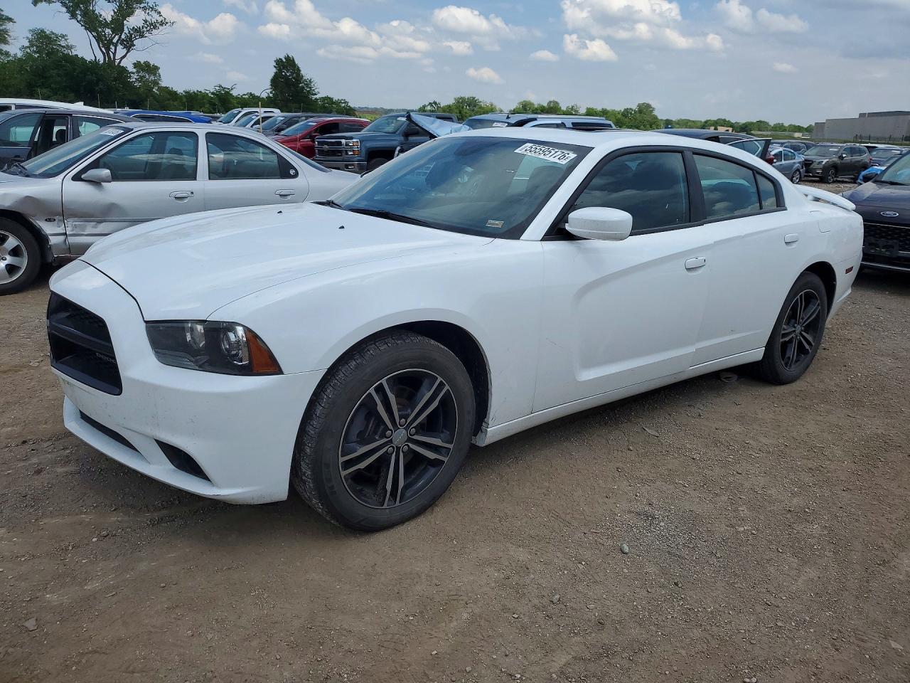2013 Dodge Charger SXT Plus, VIN 2C3CDXJG9DH656435 — Hail