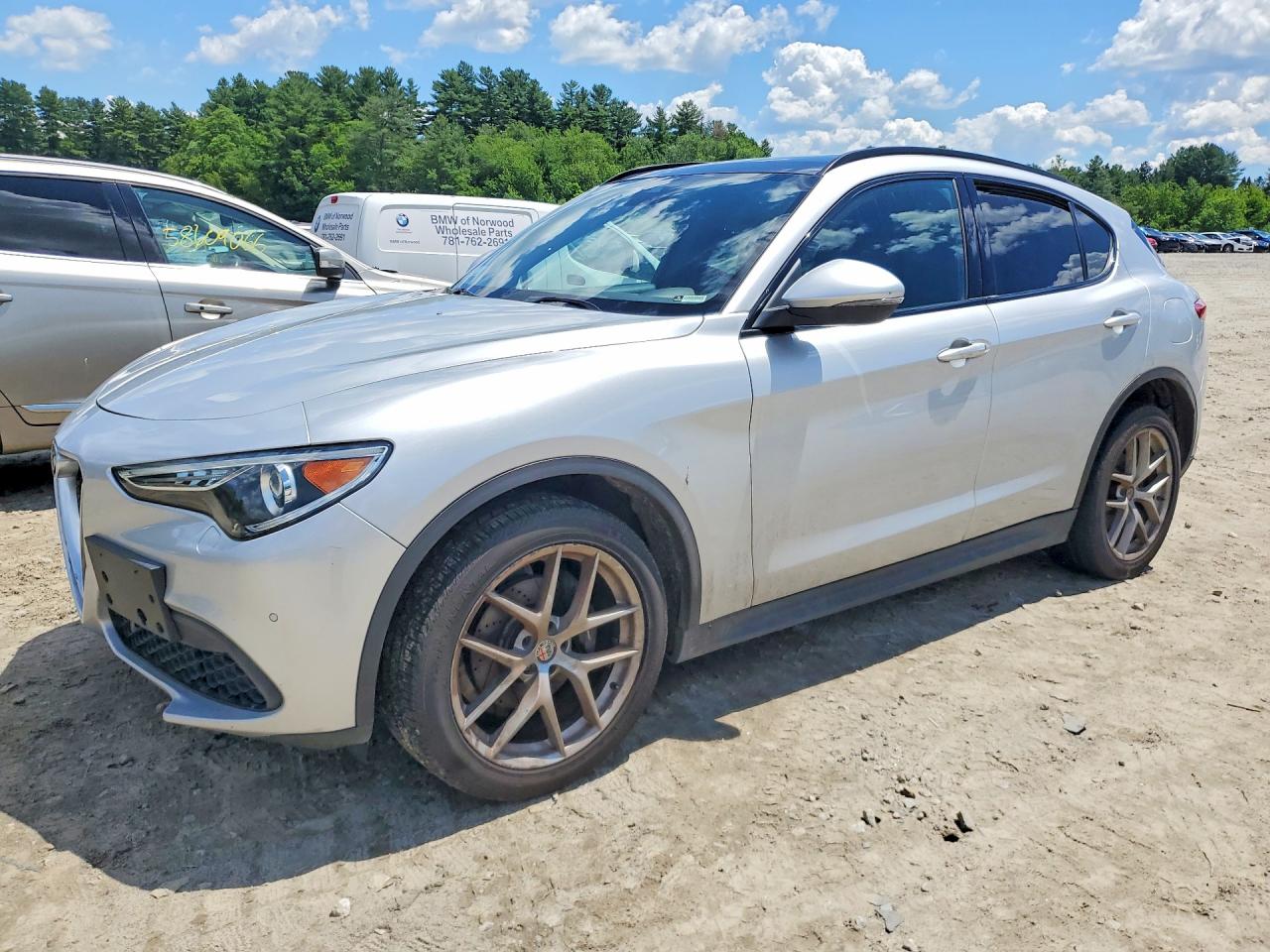 2018 Alfa Romeo Stelvio Ti Sport, VIN ZASFAKNN7J7B99636 — Вода / потоп