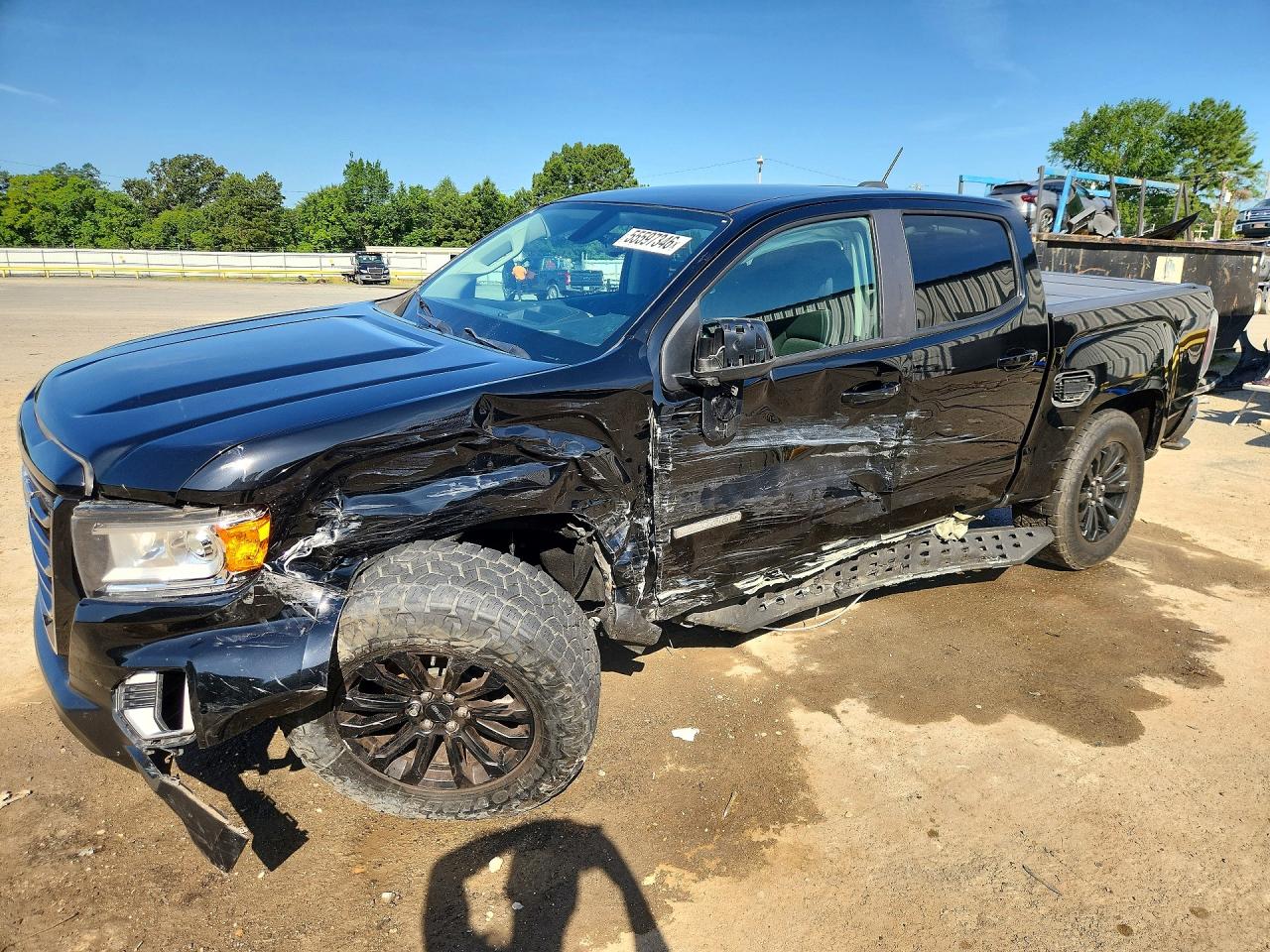 2022 GMC Canyon 2WD Elevation, VIN 1GTG5CEN2N1179441 — Side