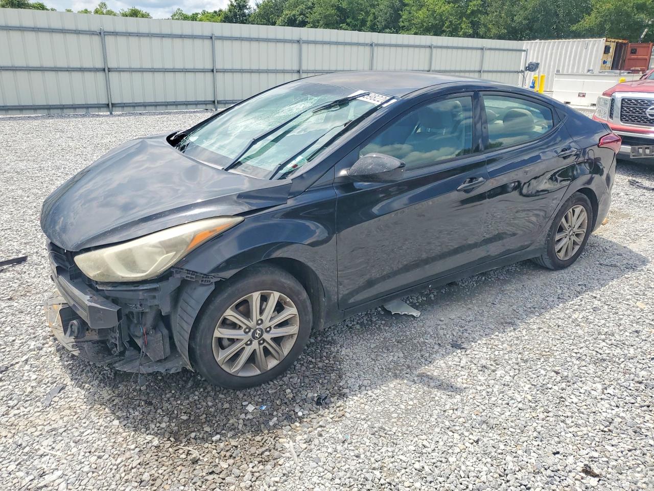 2014 Hyundai Elantra Limited, VIN 5NPDH4AE6EH493480 — Front end
