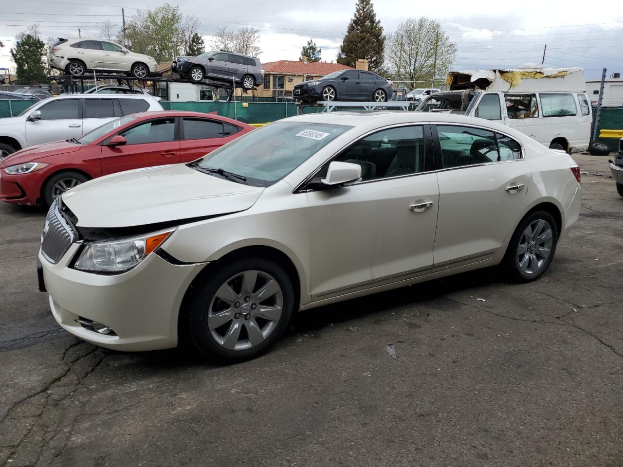 2011 Buick LaCrosse CXS, VIN 1G4GE5ED9BF239891 — Frame damage
