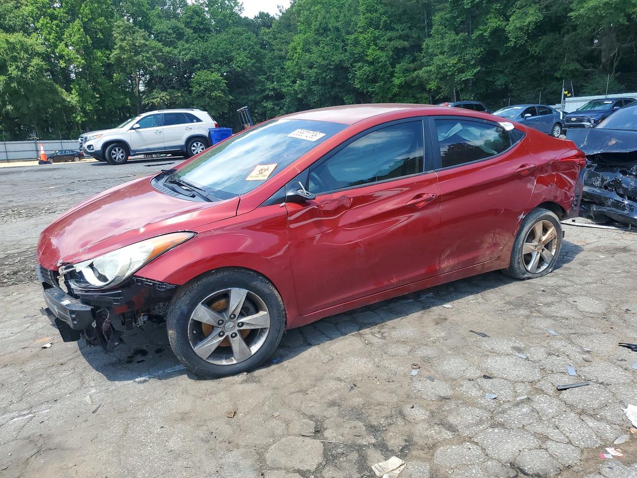 2011 Hyundai Elantra GLS, VIN KMHDH4AE1BU110283 — Side