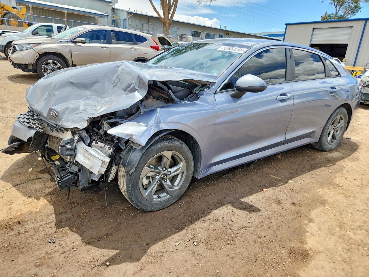 2021 Kia K5 LXS, VIN 5XXG14J22MG023593 — Front end