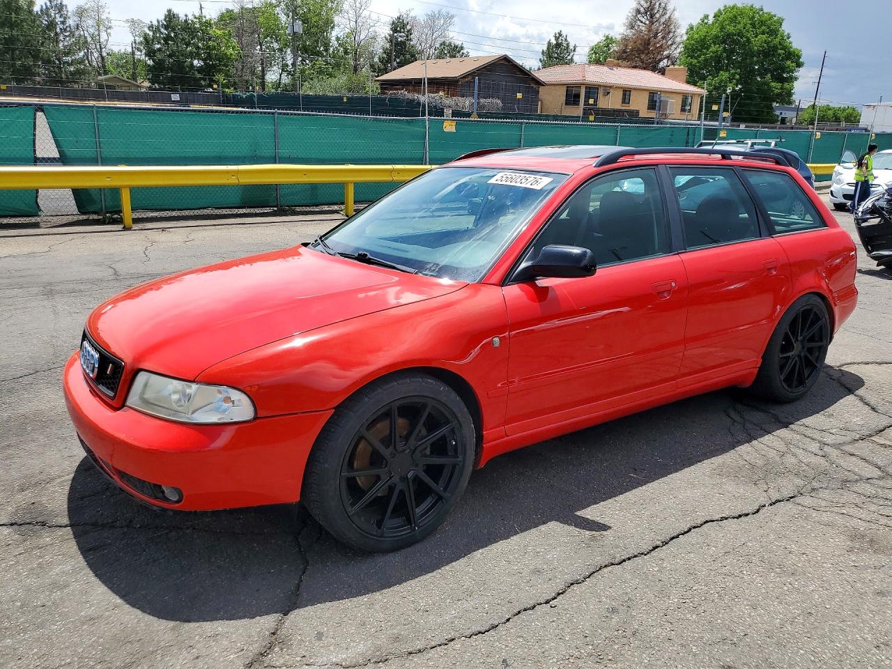 1999 Audi A4, VIN WAUGB28D5XA081834 — Пожар