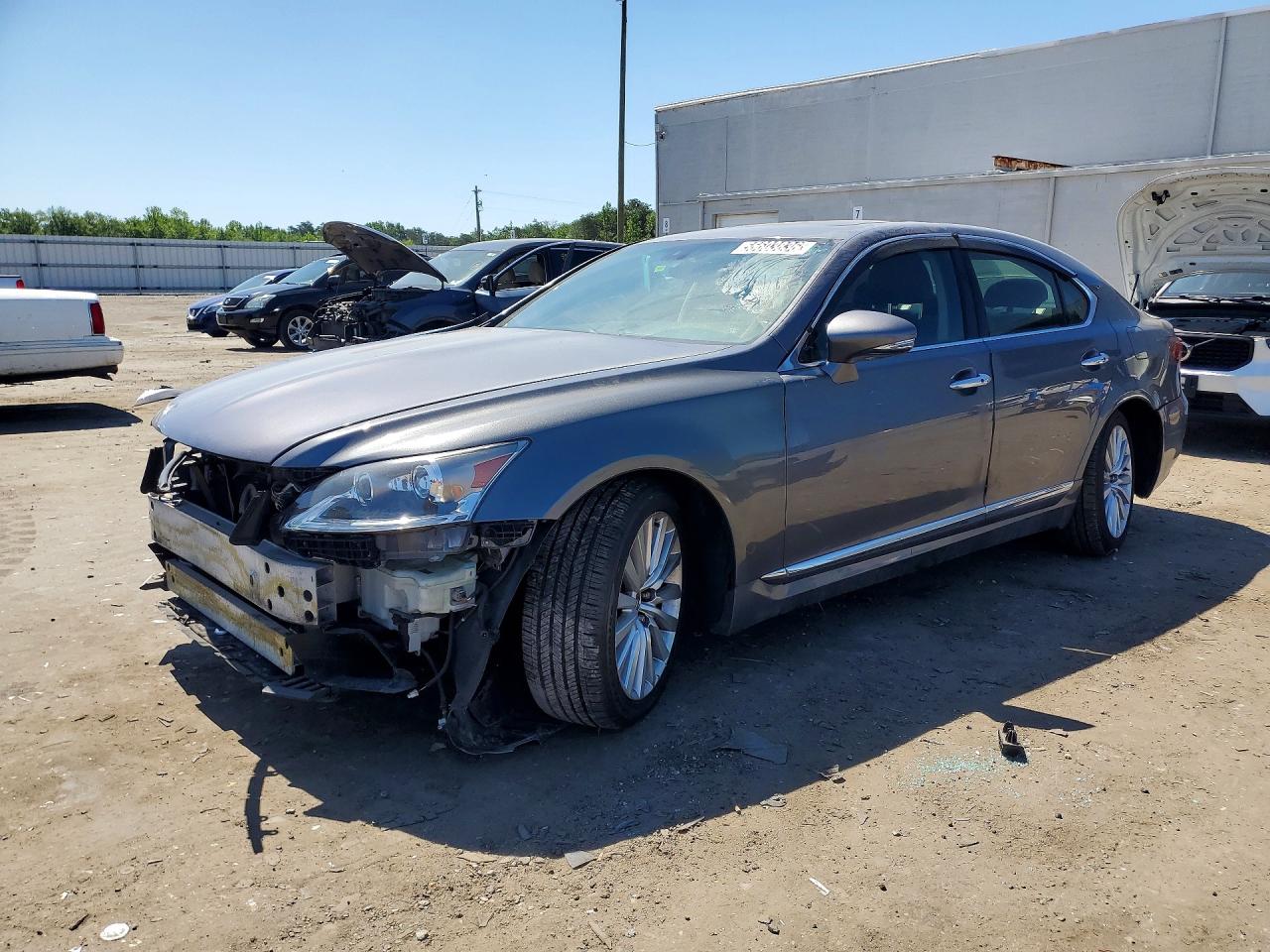 2017 Lexus LS 460, VIN JTHCL5EFXH5028917 — Front end