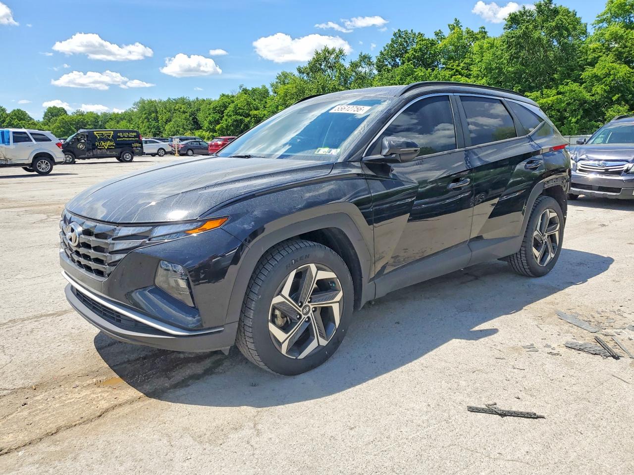 2023 Hyundai Tucson SEL, VIN 5NMJFCAE3PH180485 — Зад