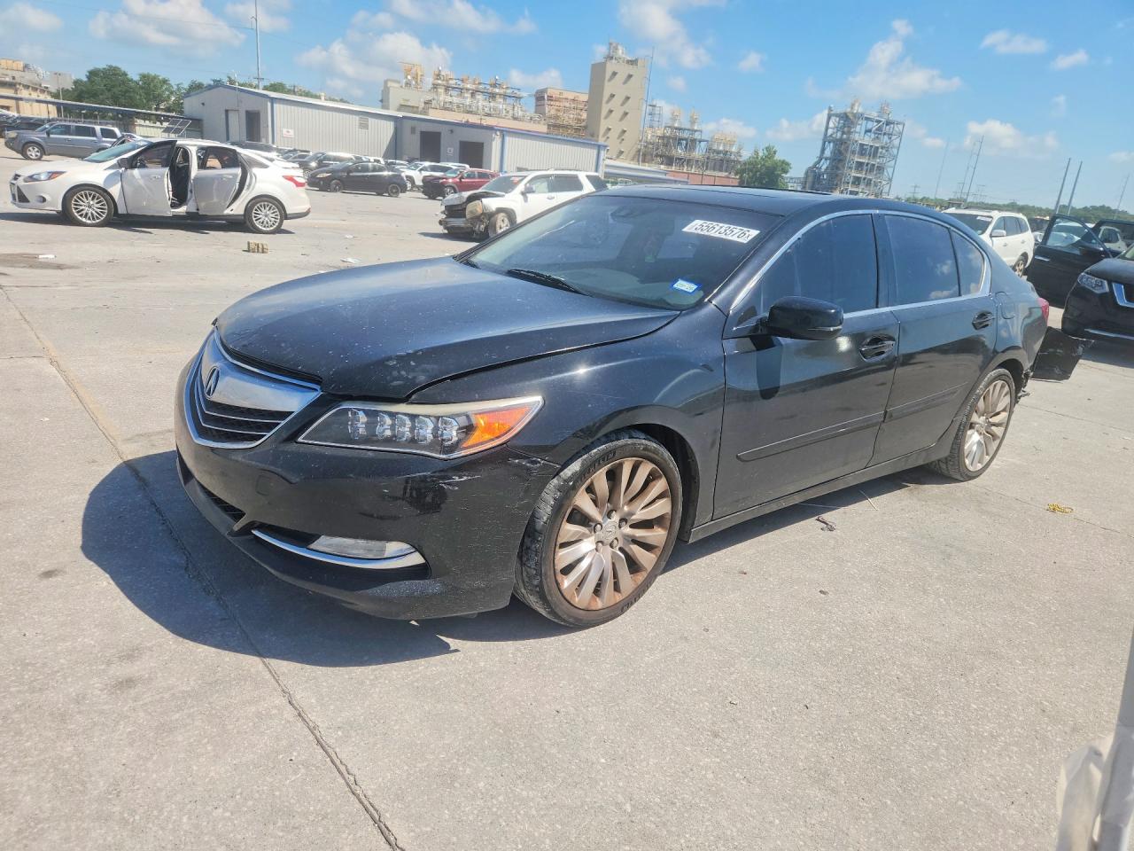 2014 Acura RLX Technology, VIN JH4KC1F50EC006197 — Rear end