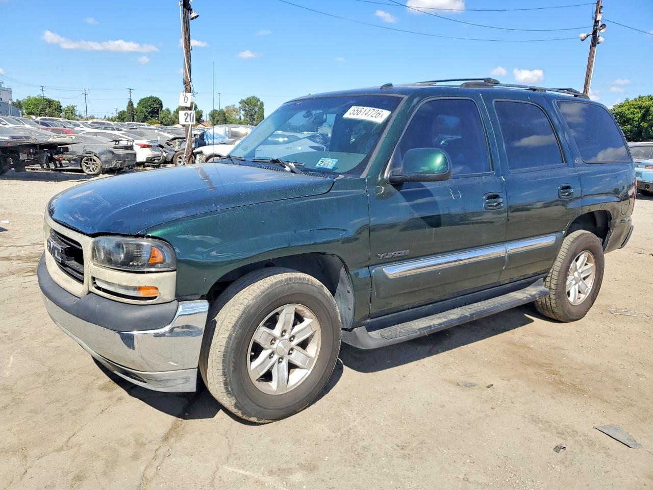 2003 GMC Yukon SLT, VIN 1GKEC13T03R102721 — Зад