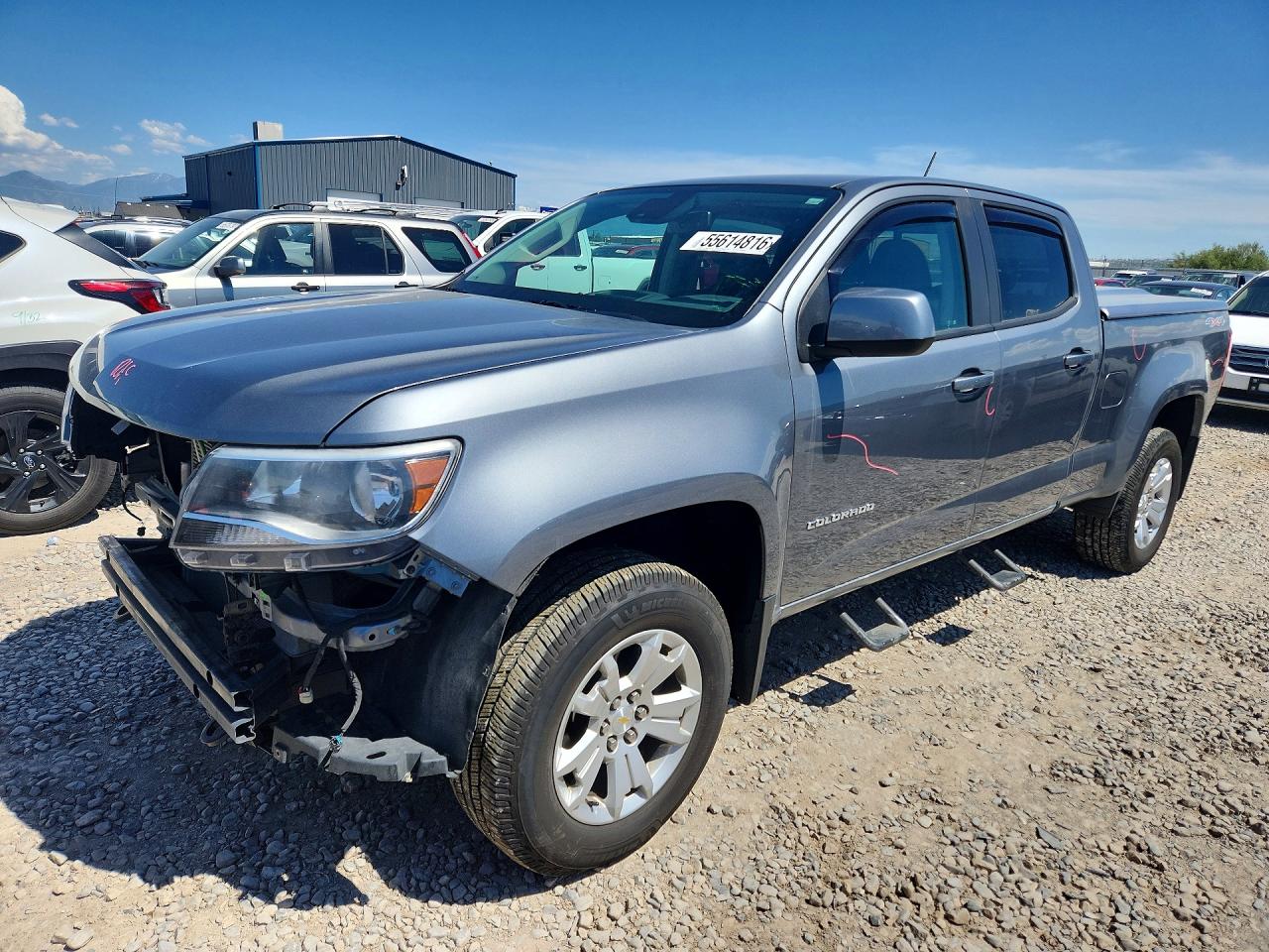 2021 Chevrolet Colorado 4WD LT, VIN 1GCGTCEN0M1114396 — Front end