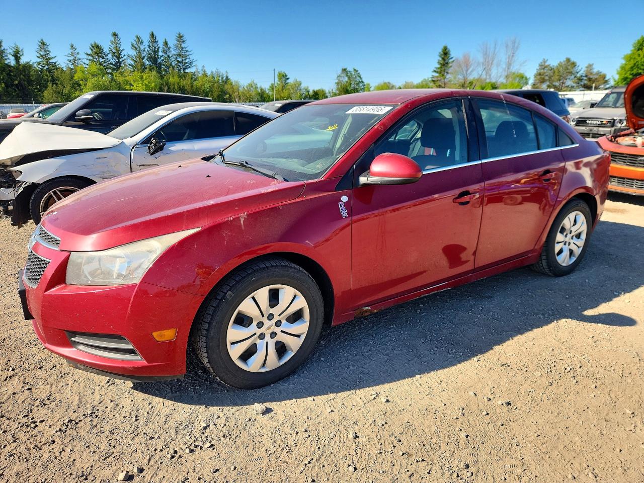 2014 Chevrolet Cruze 1LT, VIN 1G1PC5SB2E7433456 — Front end
