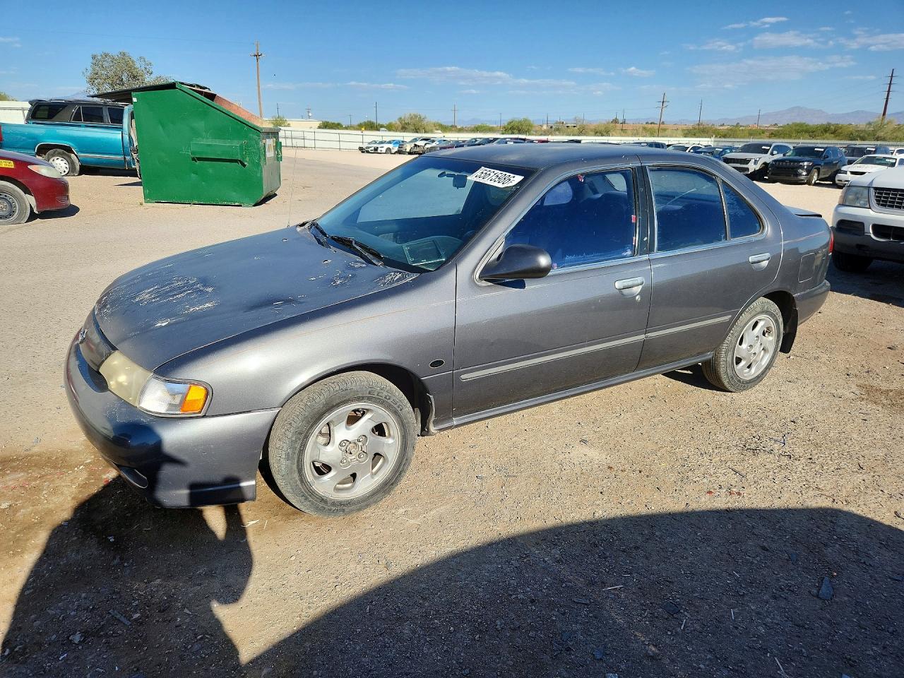 1999 Nissan Sentra XE, VIN 1N4AB41D4XC713697 — Зад