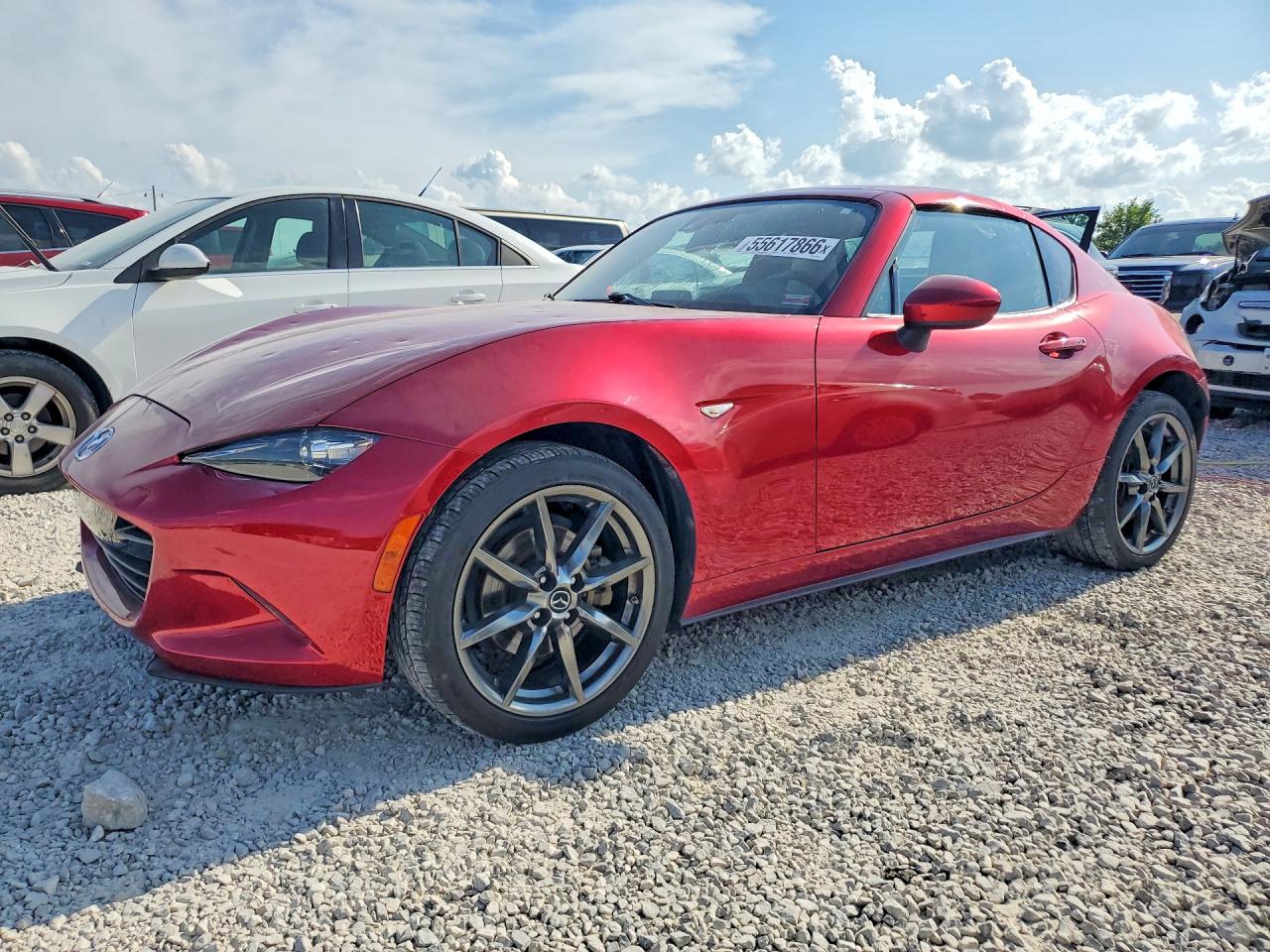 2018 Mazda MX-5 Miata Grand Touring, VIN JM1NDAM71J0205240 — Hail