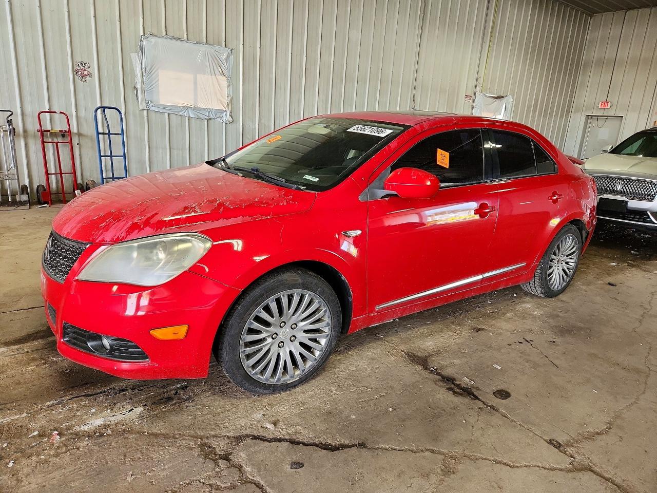 2010 Suzuki Kizashi GTS, VIN JS2RF9A50A6100155 — Rear end