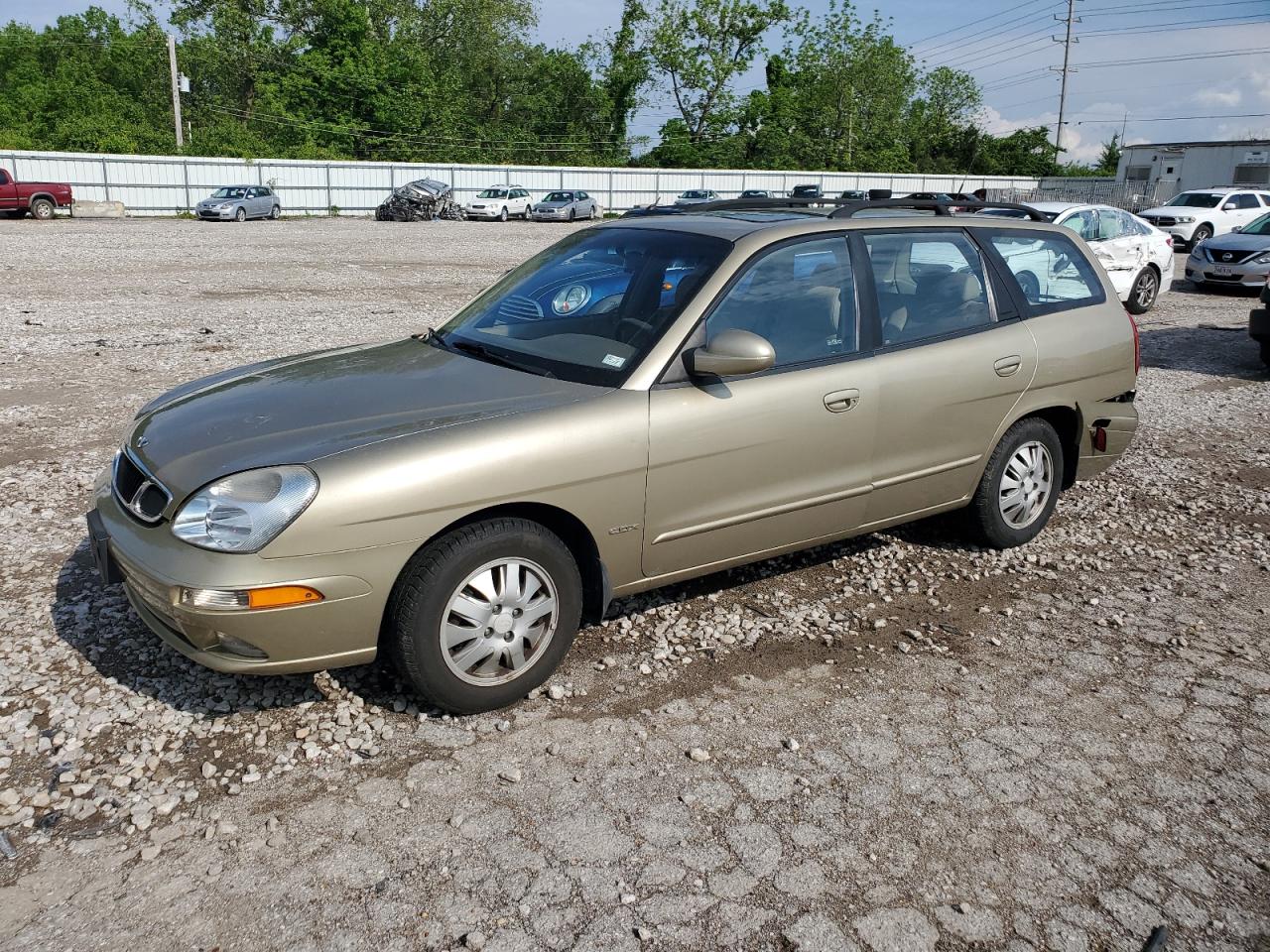 2000 Daewoo Nubira CDX, VIN KLAJB82Z2YK536836 — Зад