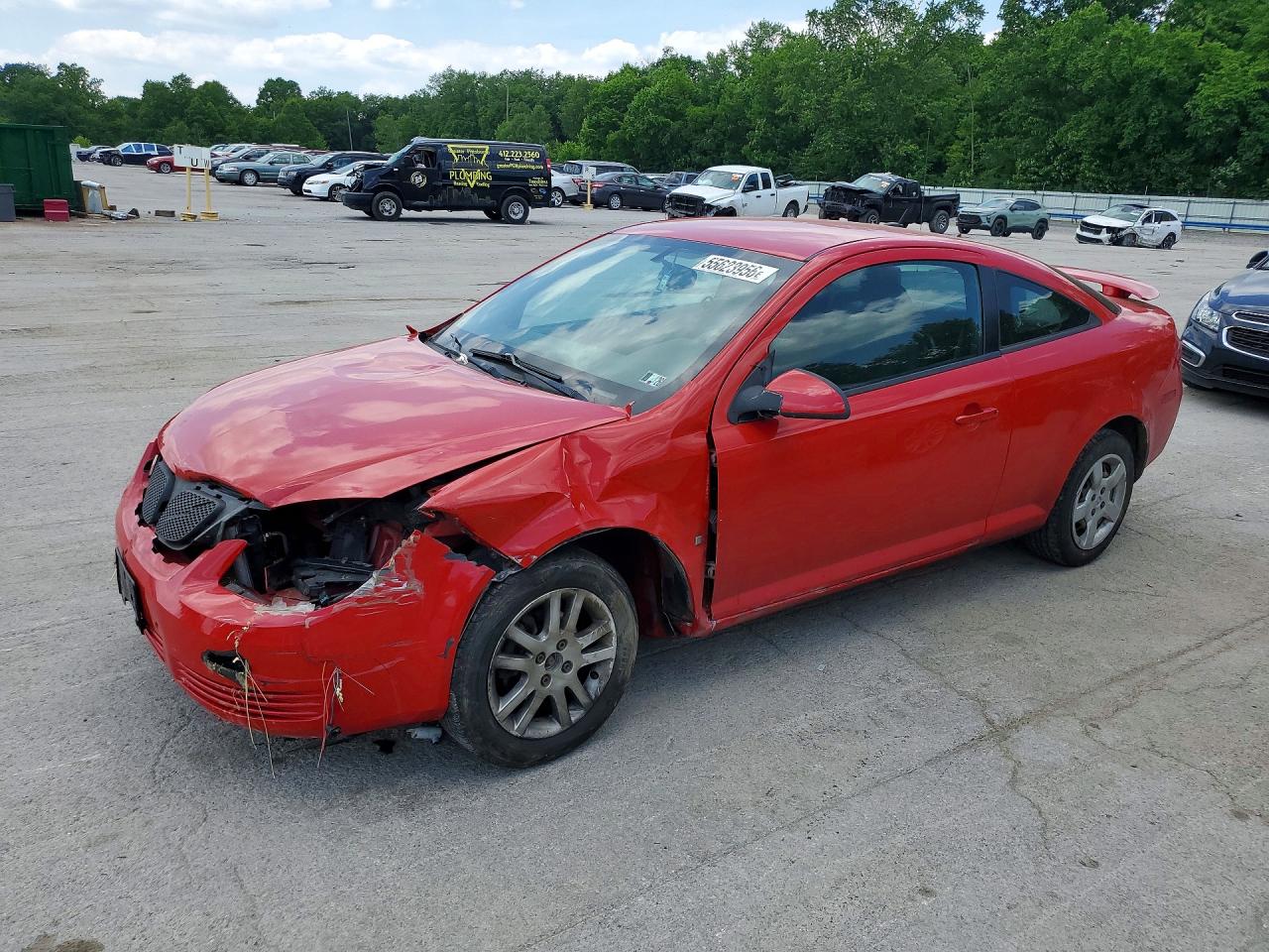 2009 Pontiac G5, VIN 1G2AS18H897190203 — Front end