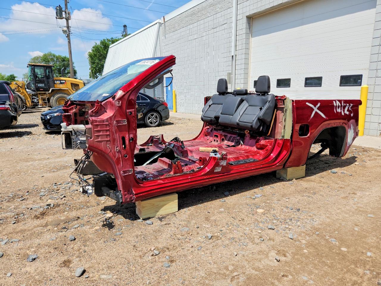 2023 GMC Sierra 1500 Denali, VIN 3GTUUGEL1PG123295 — Stripped