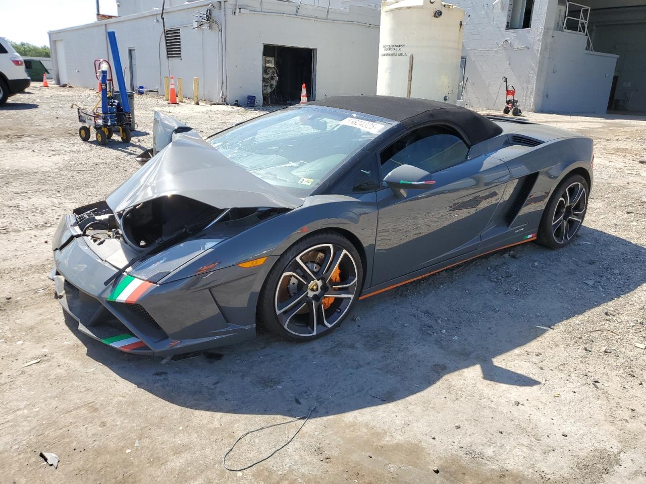 2013 Lamborghini Gallardo, VIN ZHWGU6AU7DLA12927 — Front end