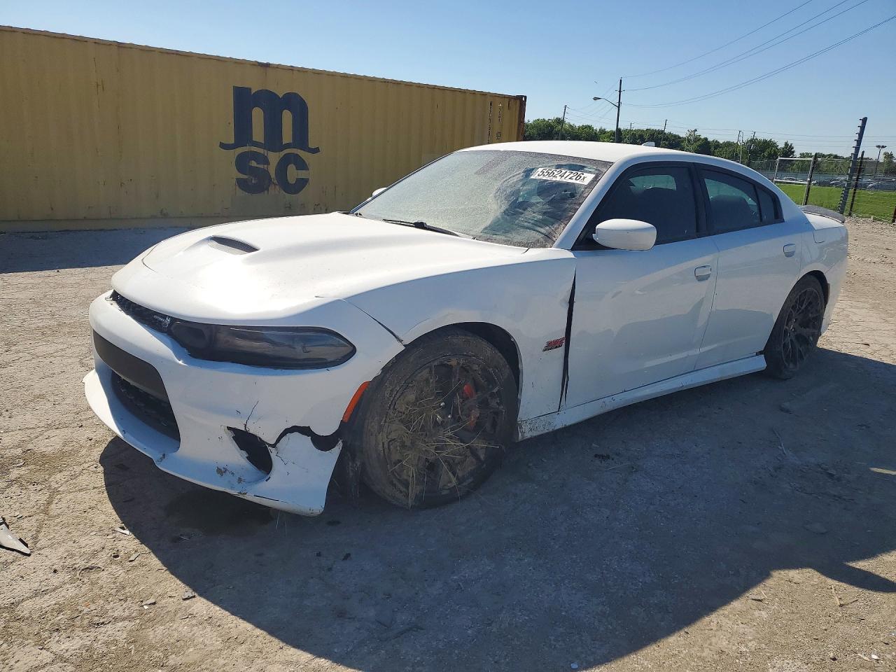 2019 Dodge Charger Scat Pack, VIN 2C3CDXGJ1KH638012 — Front end