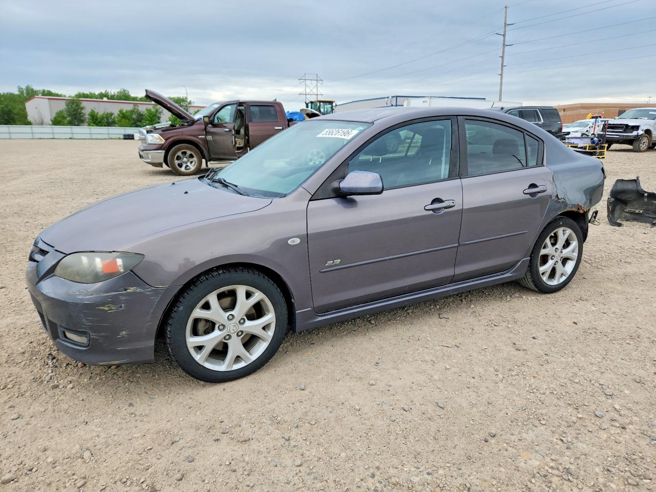 2007 Mazda 3 S Touring, VIN JM1BK323971666662 — Rear end