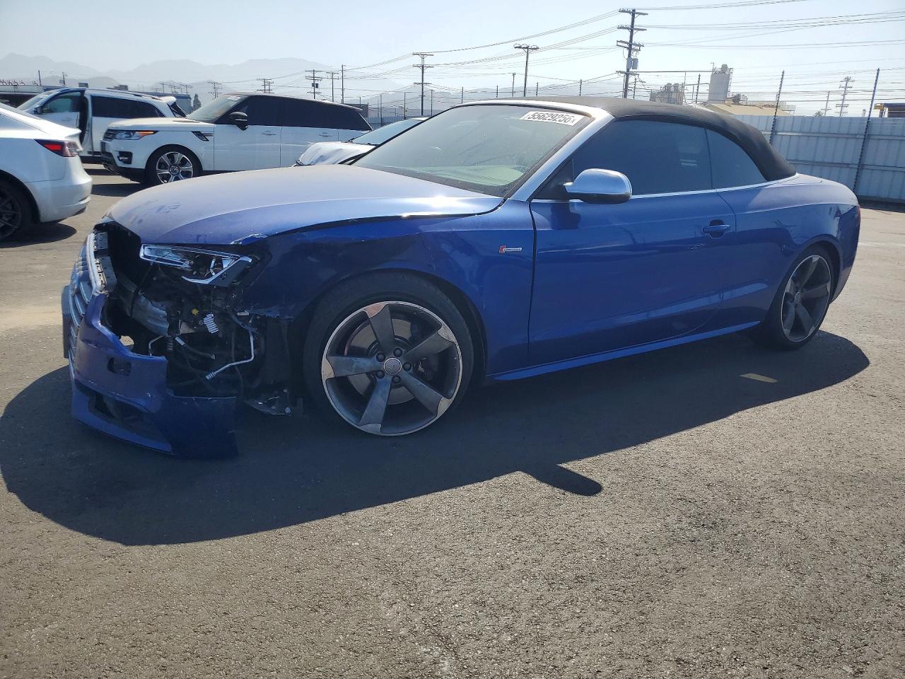 2017 Audi S5, VIN WAUC4AFH9HN000417 — Перед