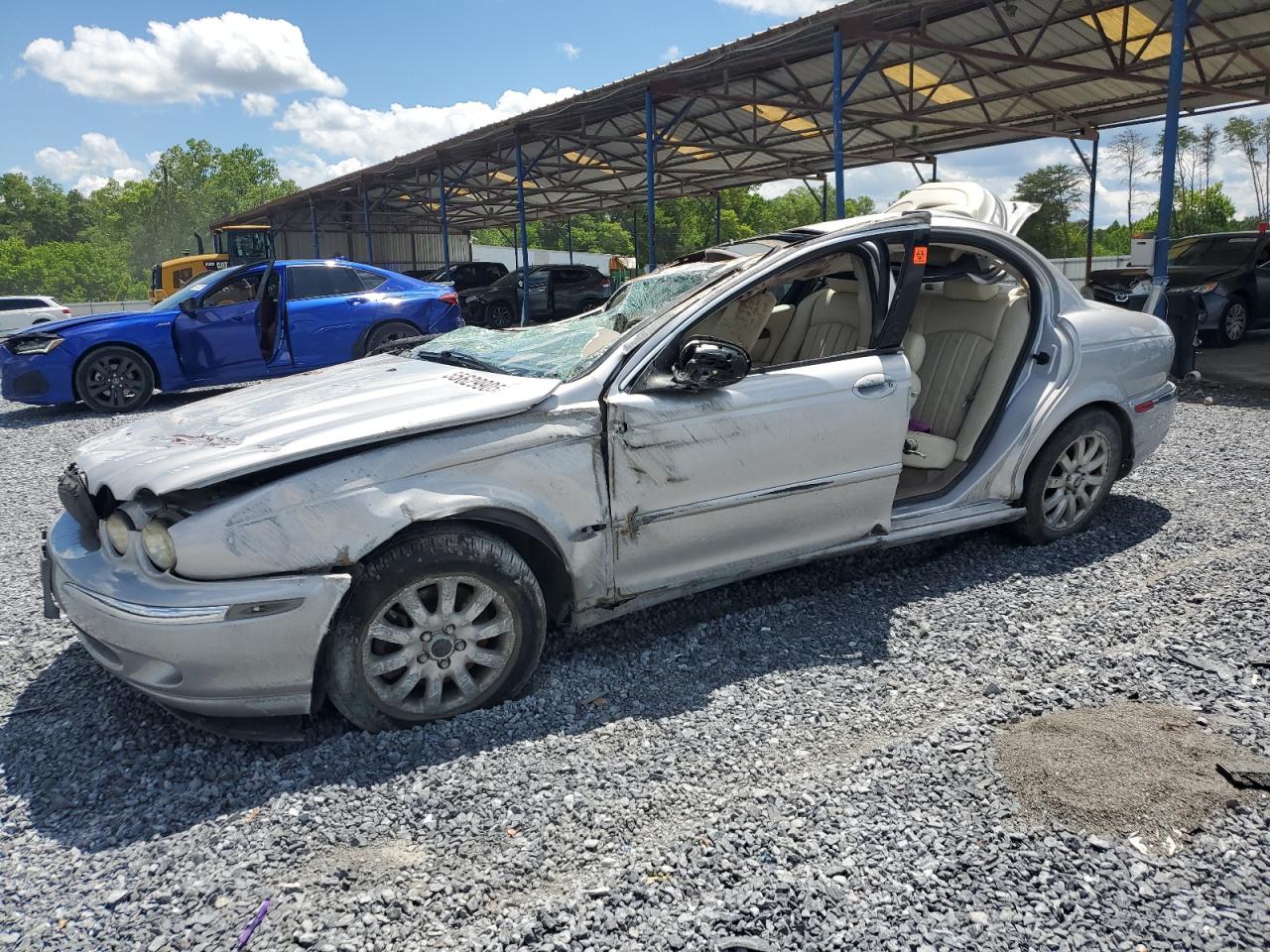2003 Jaguar X-Type 2.5L Manual, VIN SAJEA51D33XD55178 — Rollover