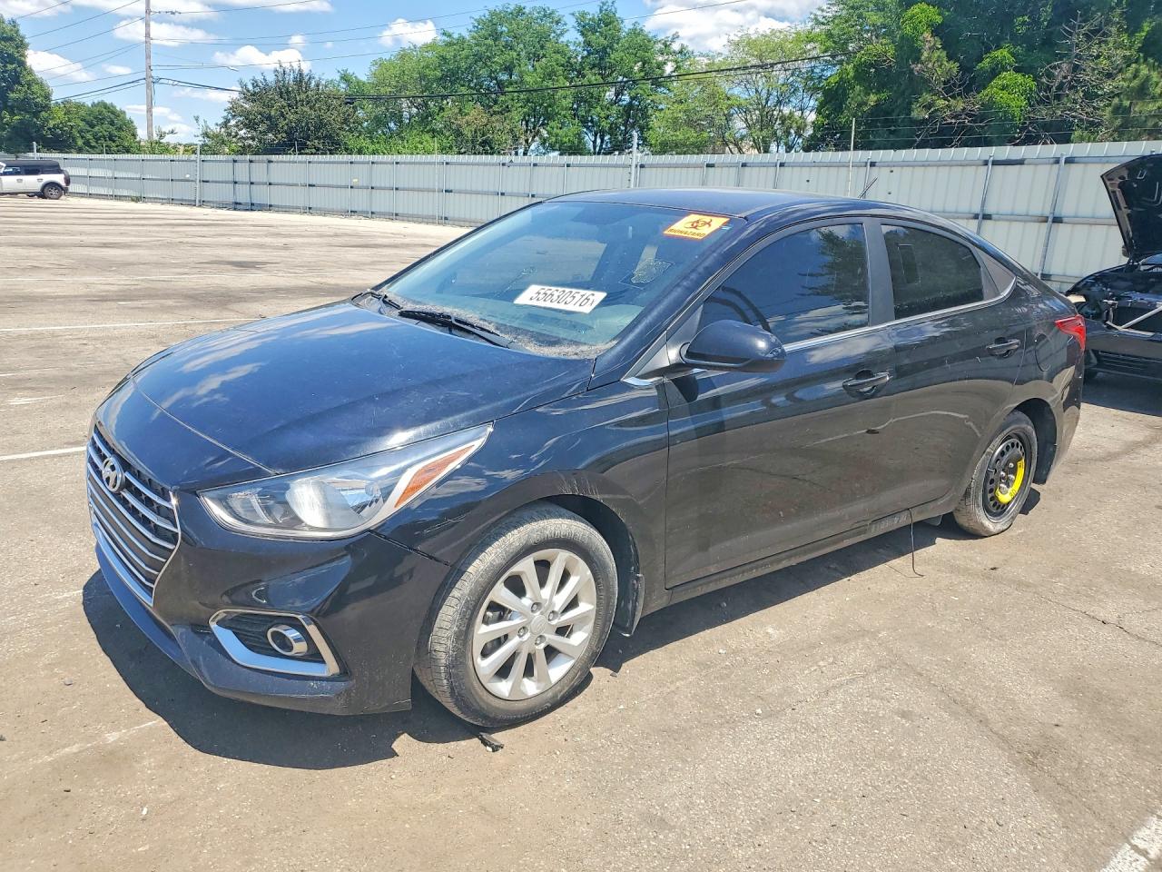 2020 Hyundai Accent SEL, VIN 3KPC24A69LE120733 — Rear end