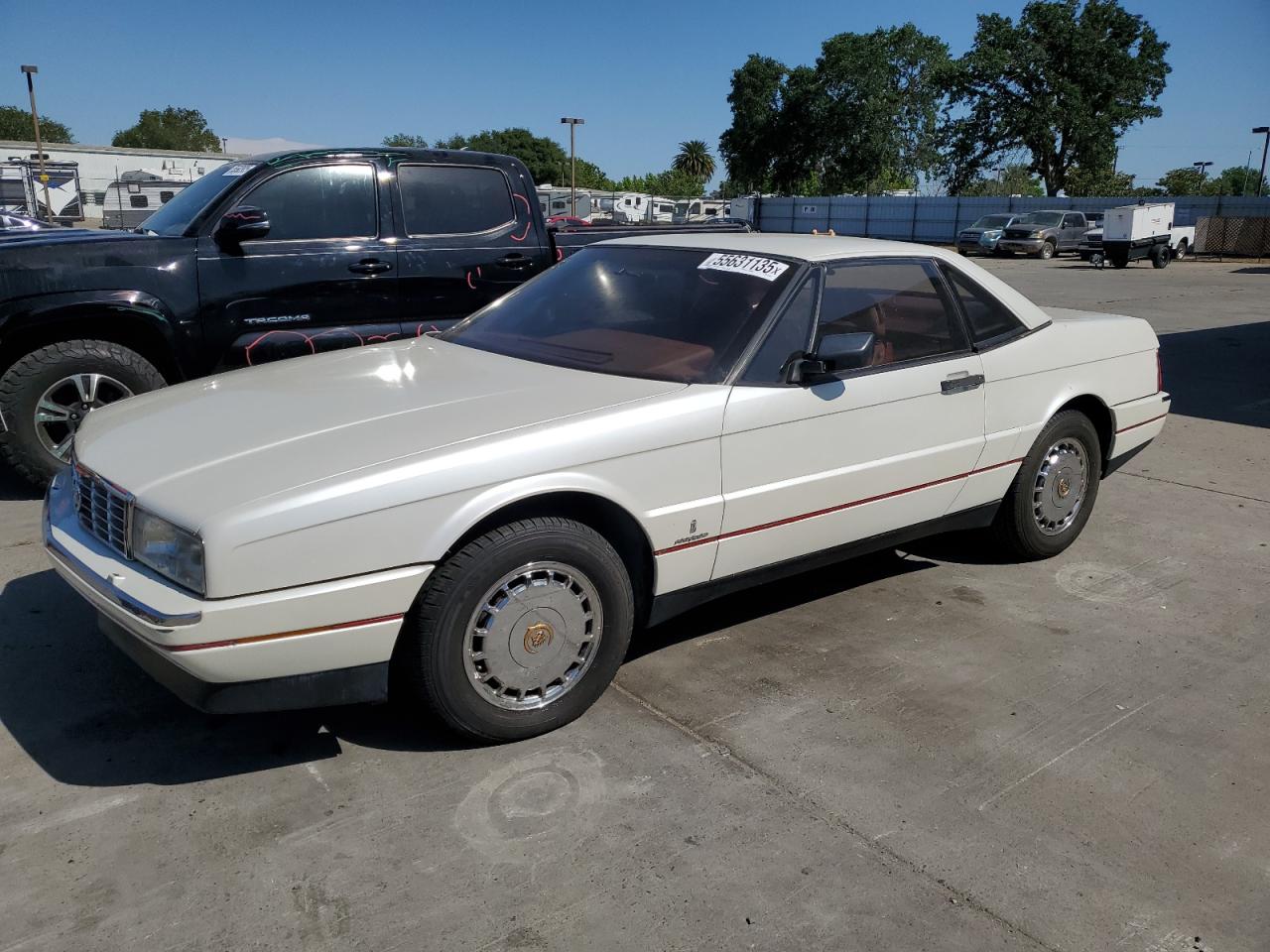 1989 Cadillac Allante, VIN 1G6VR3184KU103180 — Stripped