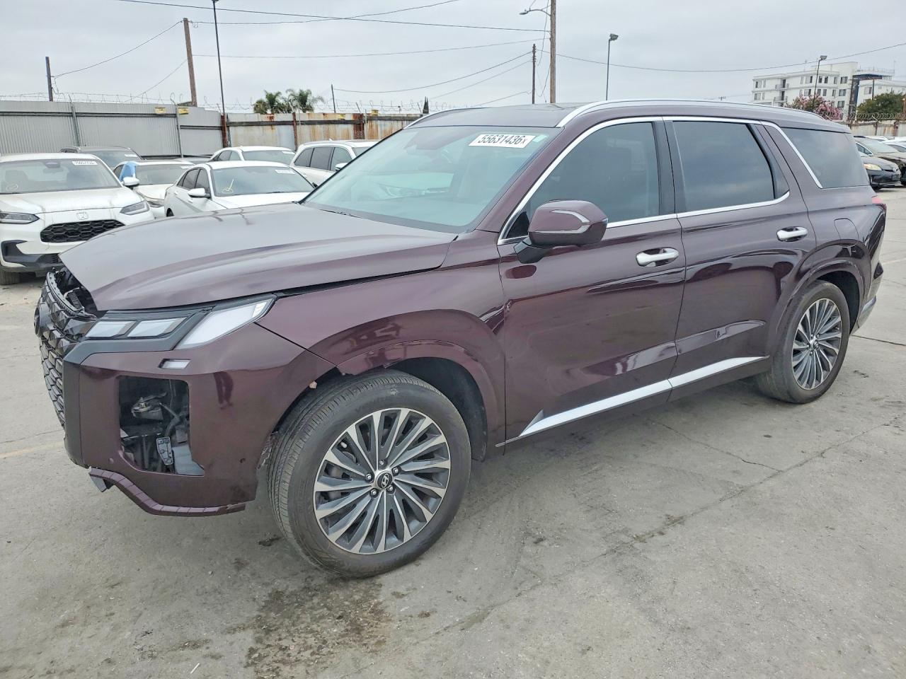 2024 Hyundai Palisade Calligraphy, VIN KM8R74GE4RU730118 — Front end