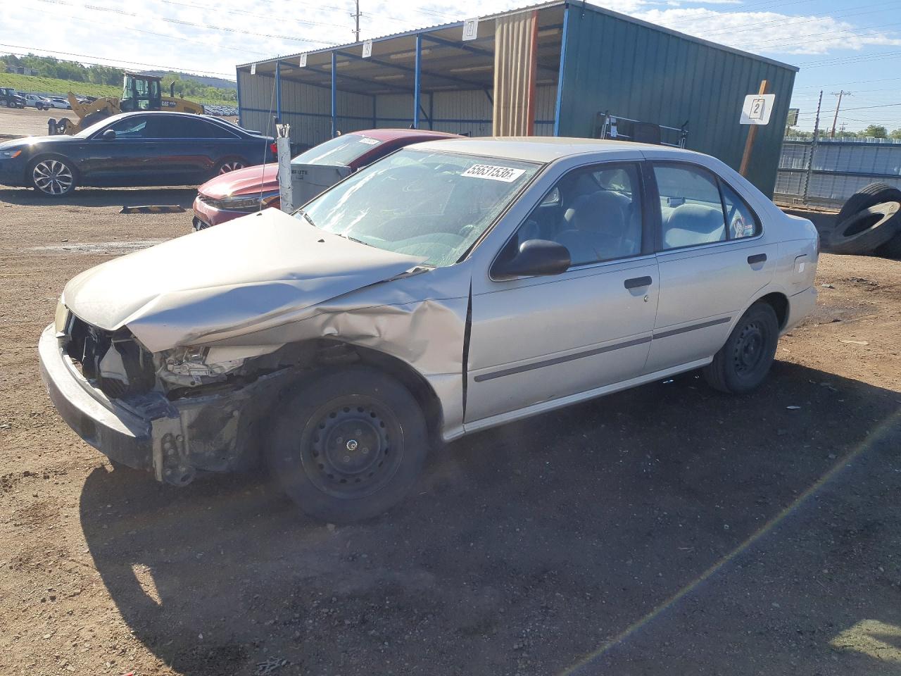 1997 Nissan Sentra XE, VIN 1N4AB41D5VC741361 — Перед