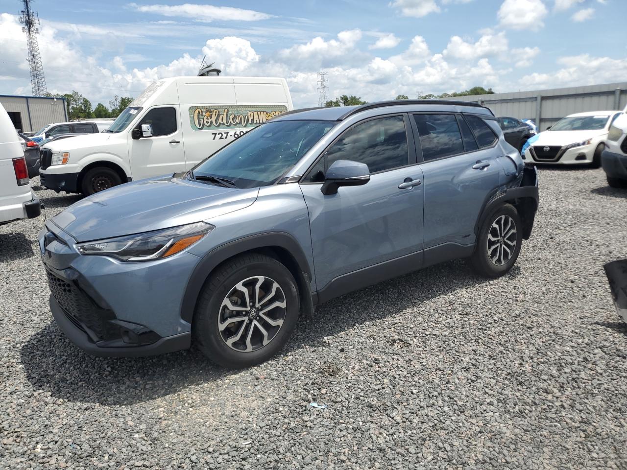 2024 Toyota Corolla Cross Hybrid XSE, VIN 7MUFBABG9RV032837 — Rear end