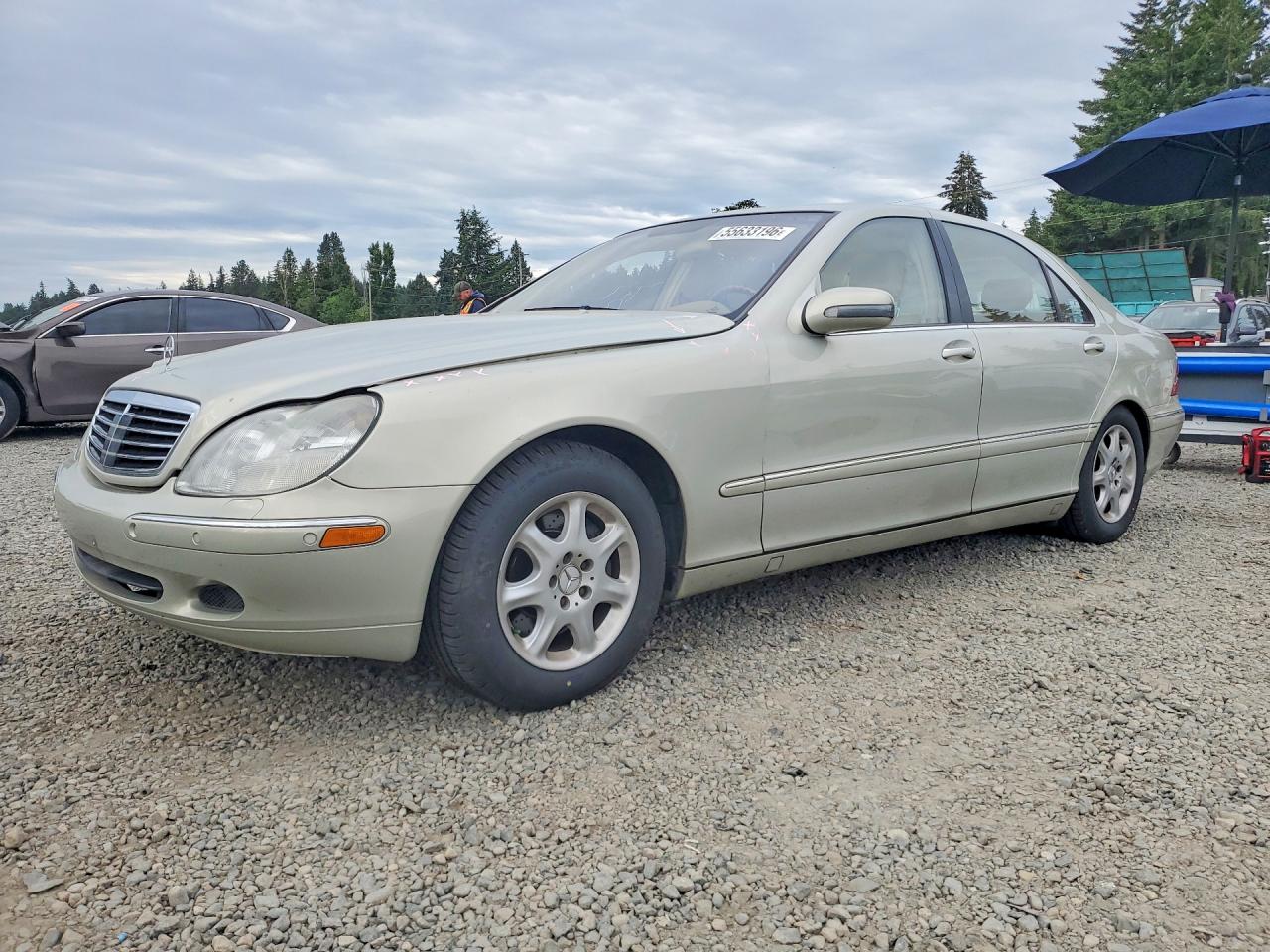 2002 Mercedes-Benz S 500, VIN WDBNG75J92A242888 — Front end