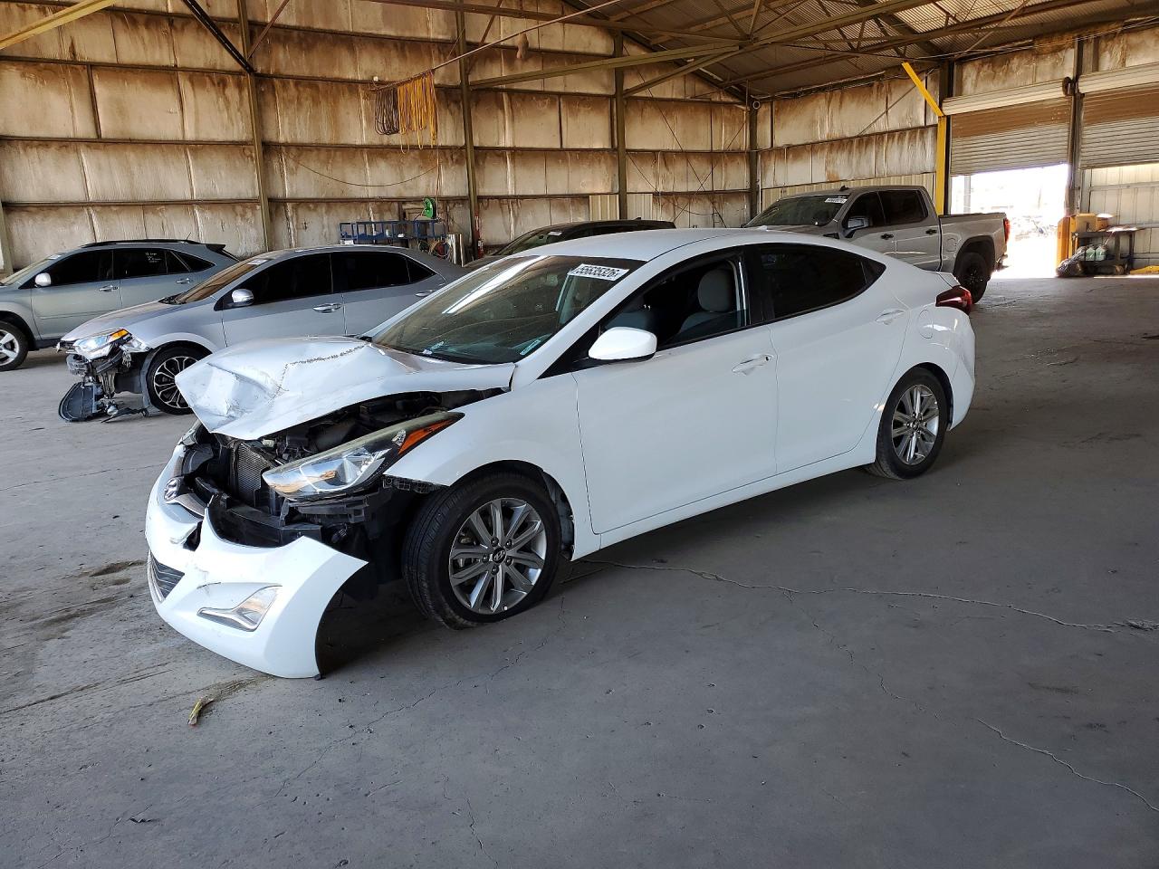 2016 Hyundai Elantra SE, VIN 5NPDH4AE5GH662505 — Vandalism