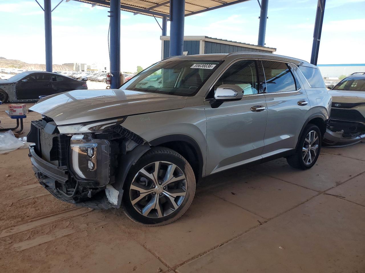 2022 Hyundai Palisade SEL, VIN KM8R44HE9NU446923 — Front end