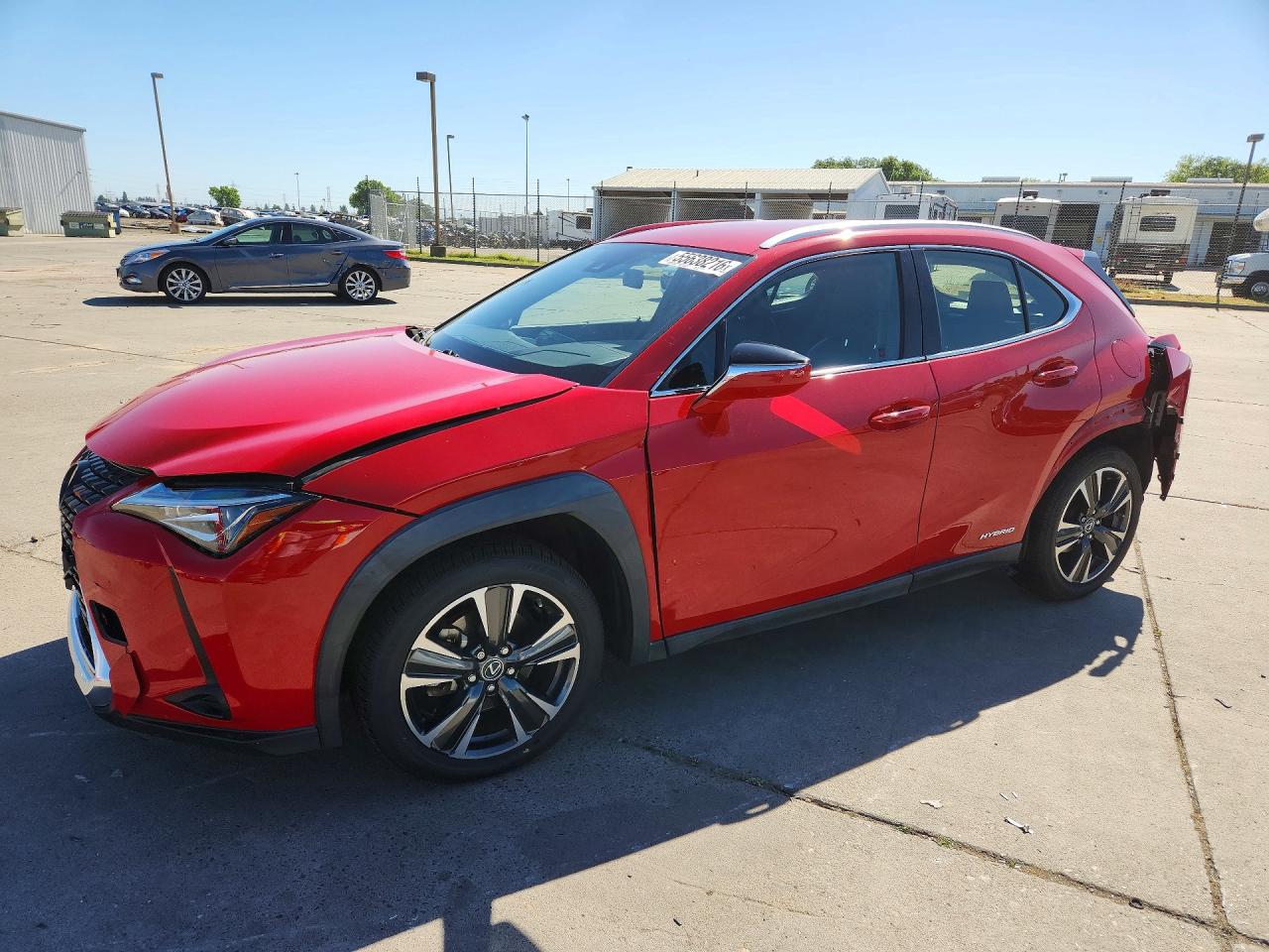 2020 Lexus UX 250h, VIN JTHX9JBH5L2035444 — Зад