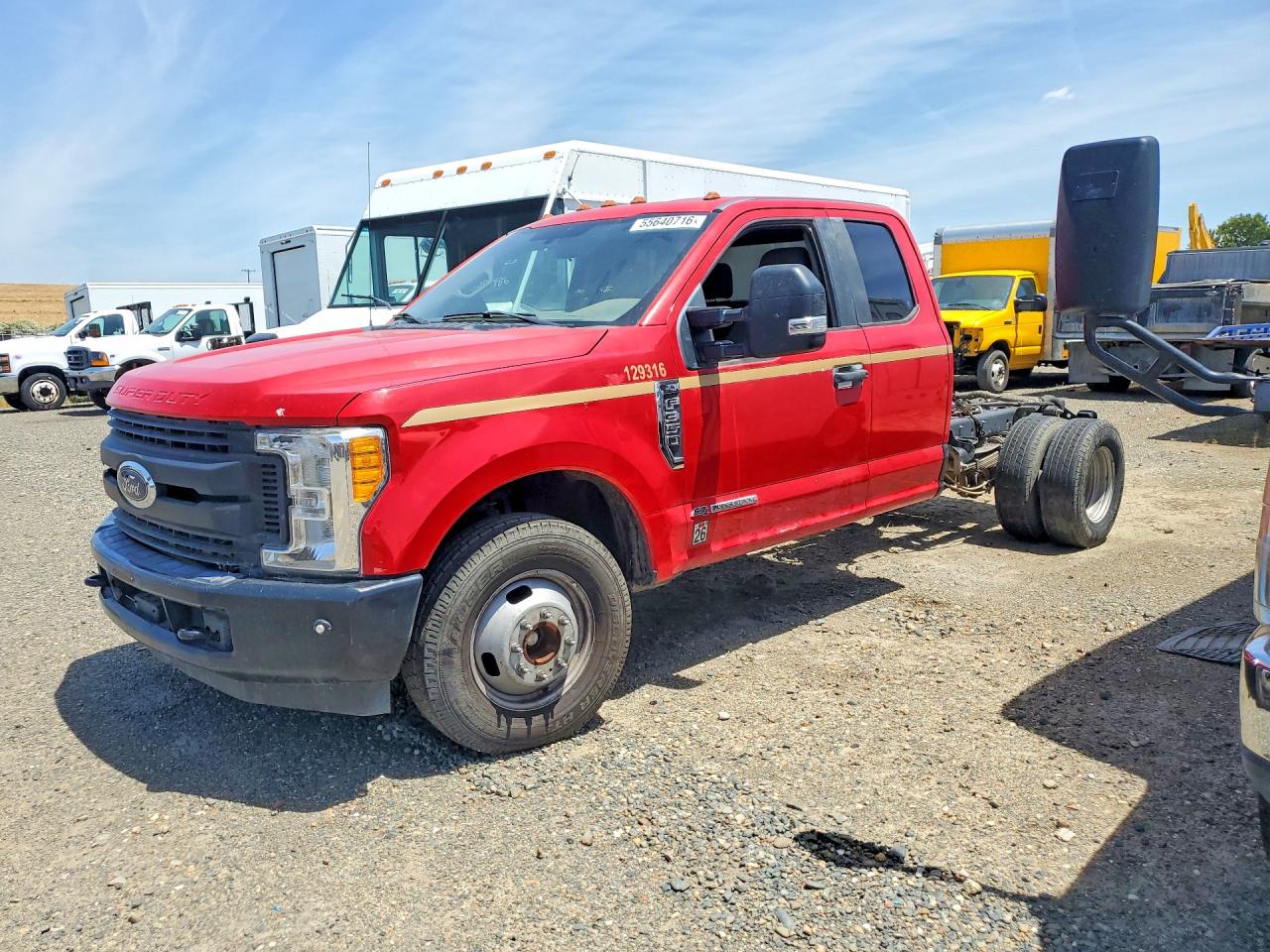 2017 Ford F-350 XL, VIN 1FD8X3GT4HEE22430 — Stripped