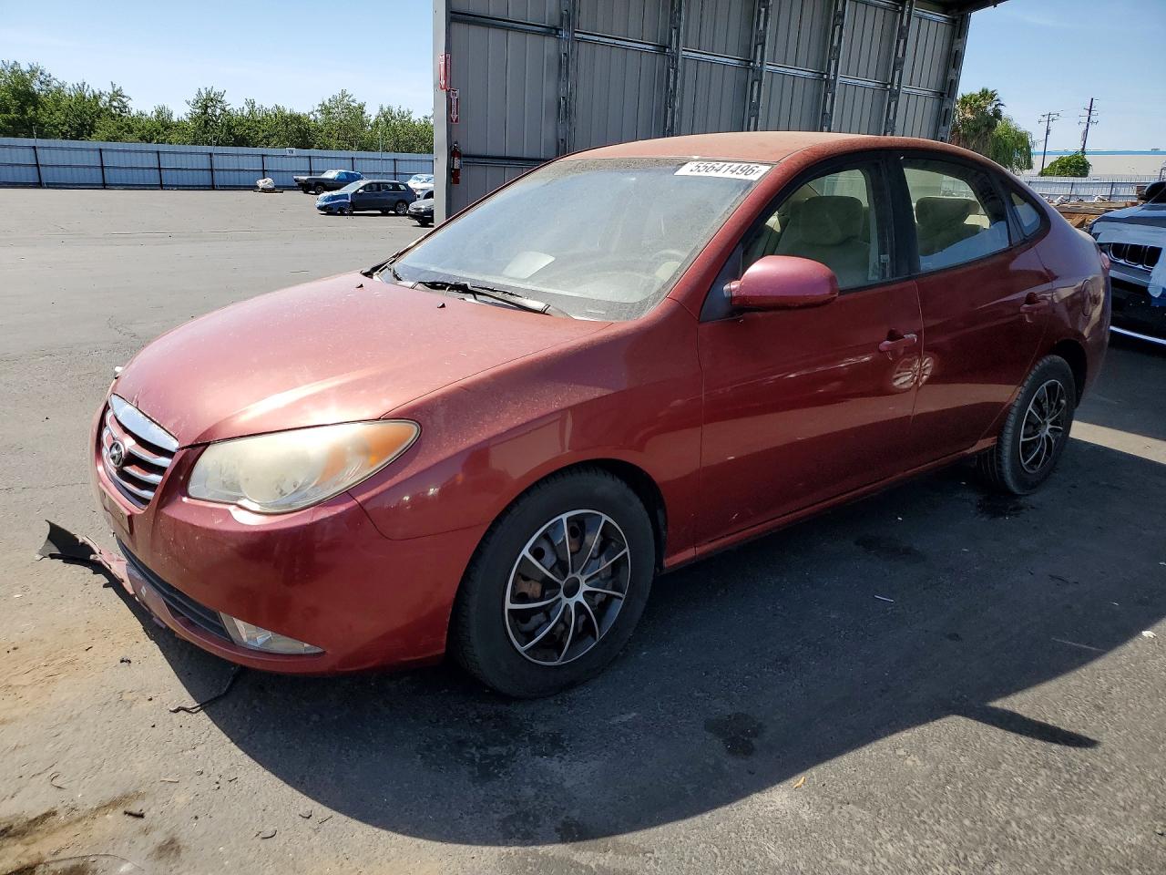 2010 Hyundai Elantra GLS, VIN KMHDU4AD3AU843890 — Front end