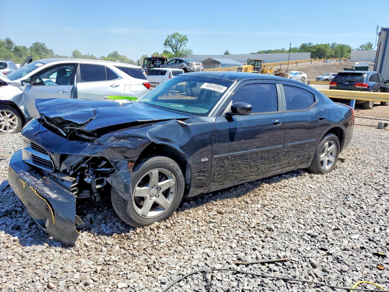 2010 Dodge Charger SXT, VIN 2B3CA3CVXAH308228 — Front end