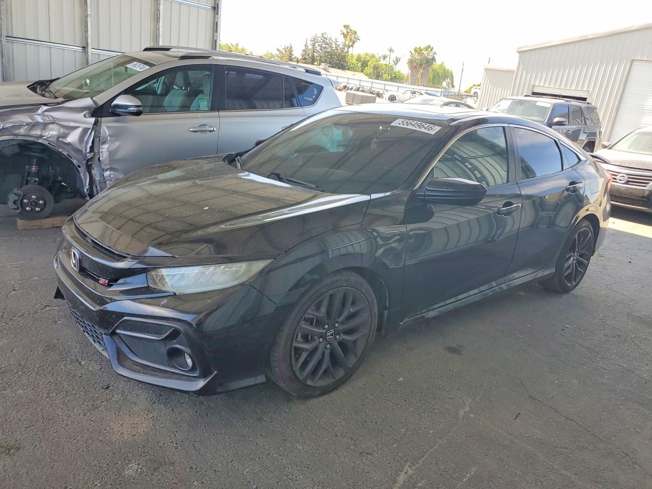 2020 Honda Civic Si, VIN 2HGFC1E5XLH703764 — Undercarriage