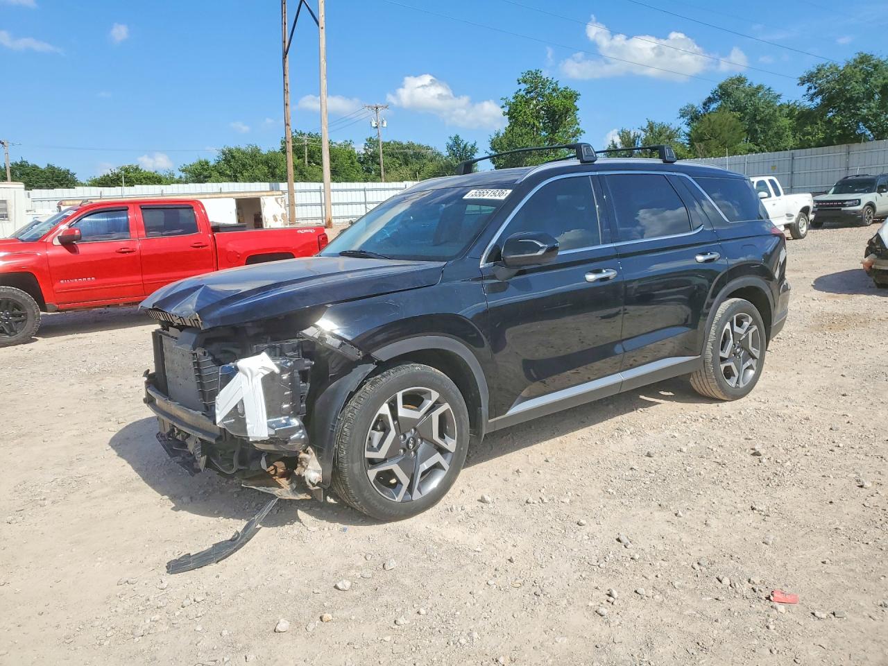 2024 Hyundai Palisade SEL, VIN KM8R44GE9RU661564 — Undercarriage