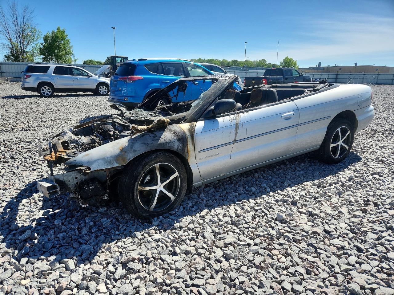 2000 Chrysler Sebring JXi, VIN 3C3EL55H3YT202780 — Burn