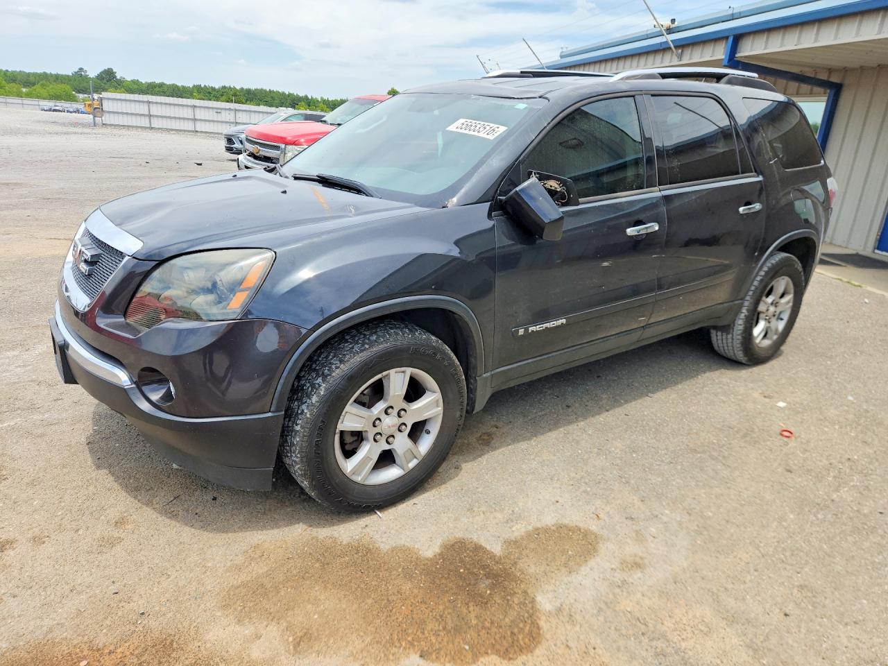 2007 GMC Acadia SLE, VIN 1GKER13797J160364 — Зад