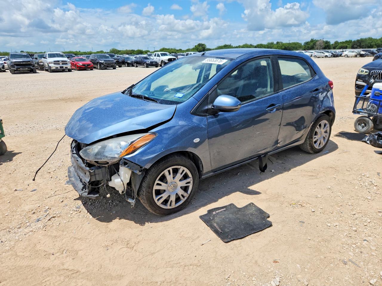 2014 Mazda 2 Sport, VIN JM1DE1KY6E0176375 — Front end